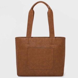 Universal Thread from Target Large Tote Bag Cognag Brown